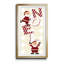 Santa Noel - cadre photo, reproduction d'art textuel-777070494-777070491