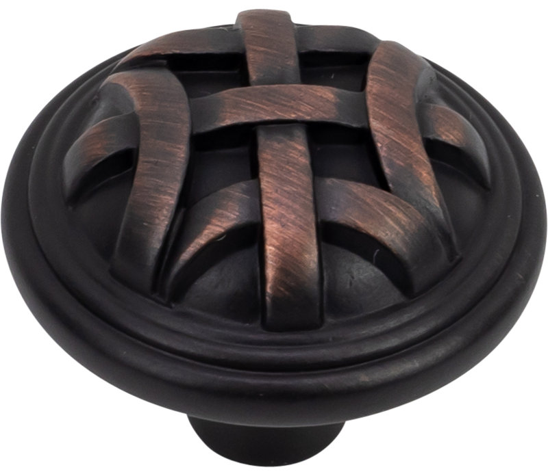 1 1/4" Diameter Mushroom Knob Multipack, Brushed Oil Rubbed Bronze