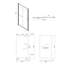 56"-60"W x 72" H Door Opening Frameless Shower Door-72902488-54642709