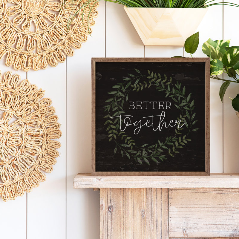 Better Better Wreath - noir, H 16 po x l 16 po x P 1 po