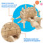 9 Compartment Manufactured Wood Shelving Unit
