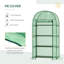 Ahzhane 2.6 Ft W x 1.6 Ft D Growing Rack