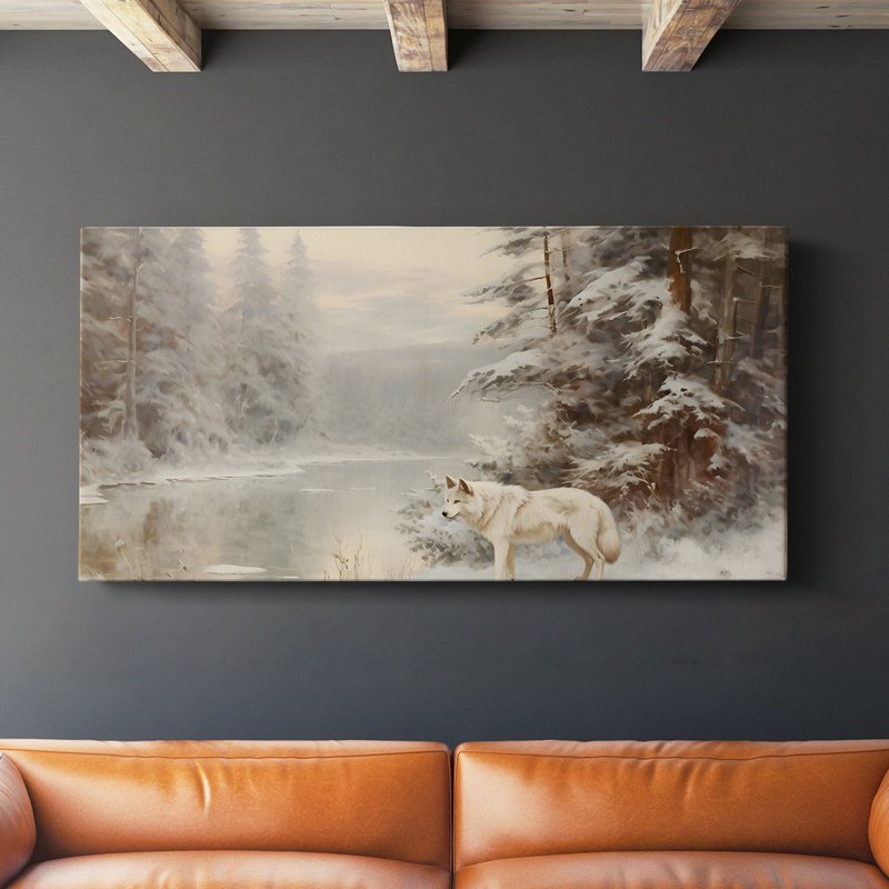 Série paysage - CMXCV - Toile tendue avec châssis - Prêt à accrocher, H 16 po x l 32 po