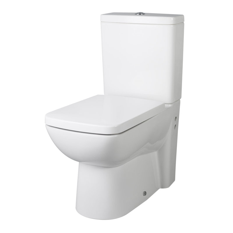 Nuie 6L LPF Round Close Coupled Toilets (Seat Not Included)