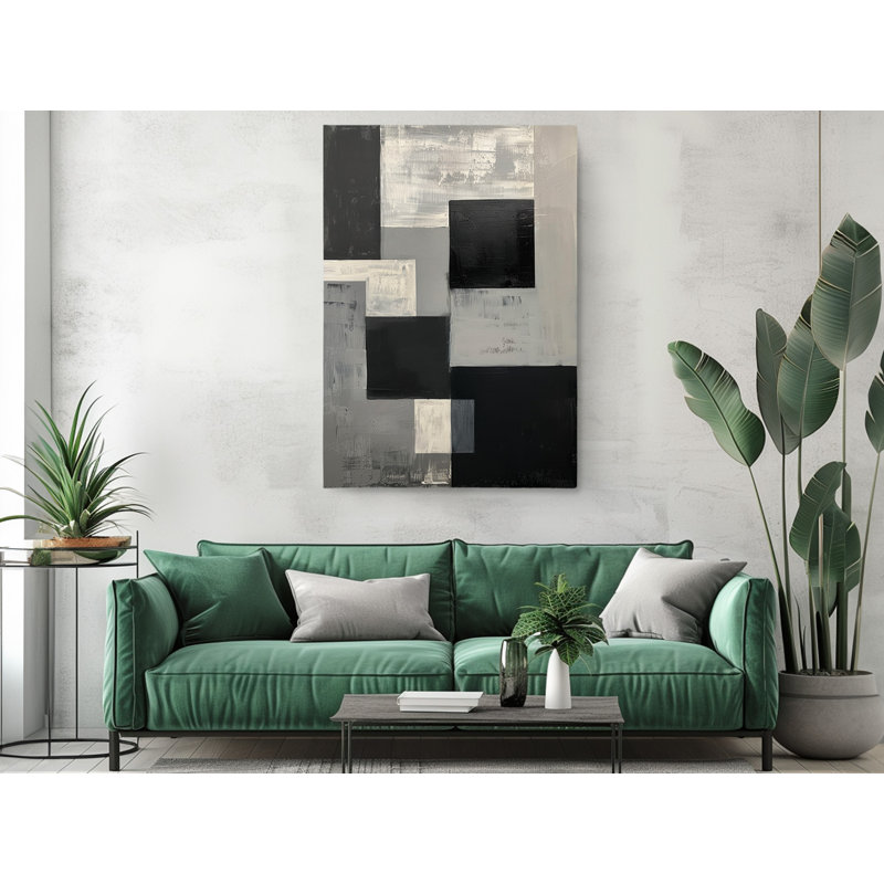 Reproduction d'art moderne sur toile, art mural moderne pour la maison et le bureau, H 36 po x l 24 po
