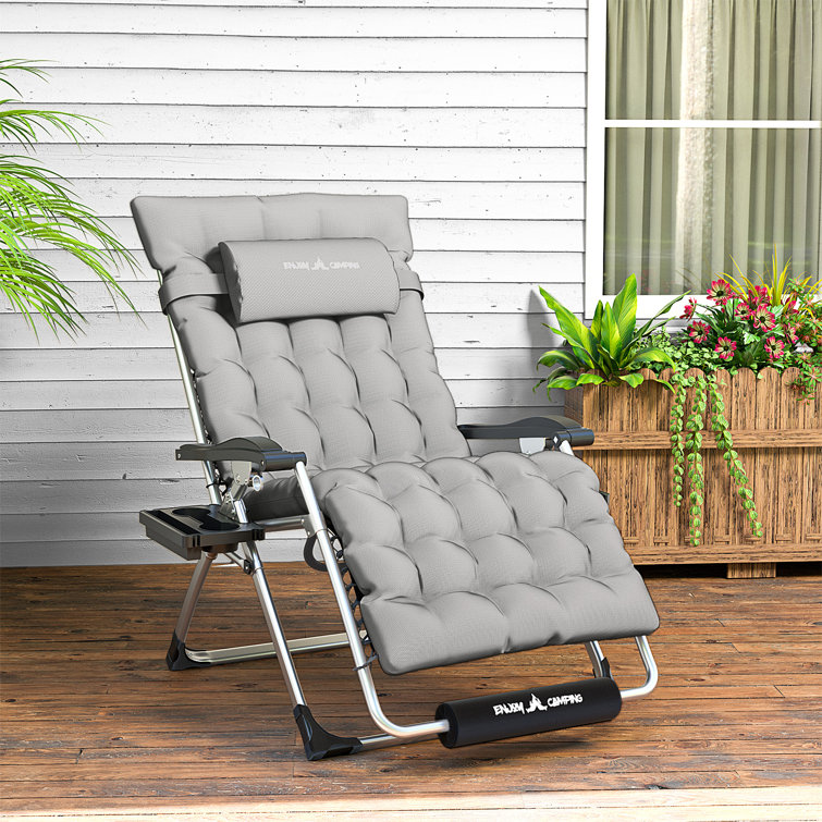  MKYOKO Zero Gravity Oversized Multifunction Chair 26.3 Inches  Wide Folding Lounger Can Support 150 KG,Gardens,Terraces,Pools,Beaches :  Patio, Lawn & Garden