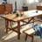 Japanese style all solid wood dining table set-109920739