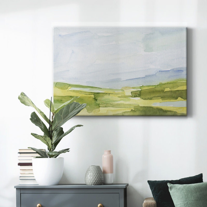 Toile tendue Watery Lowlands IV-Gallery, H 32 po x l 48 po