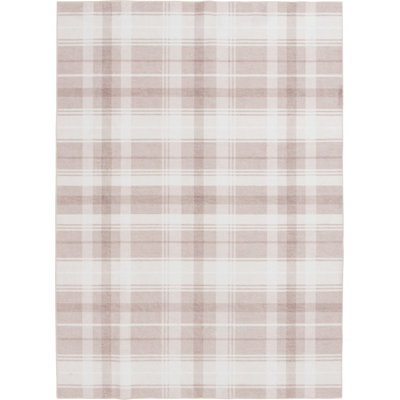 Vasudeva Washable Plaid Indoor Rug