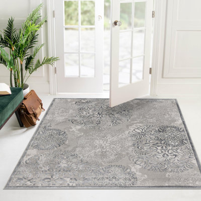 Tapis transitionnel Glencoe couleur galet