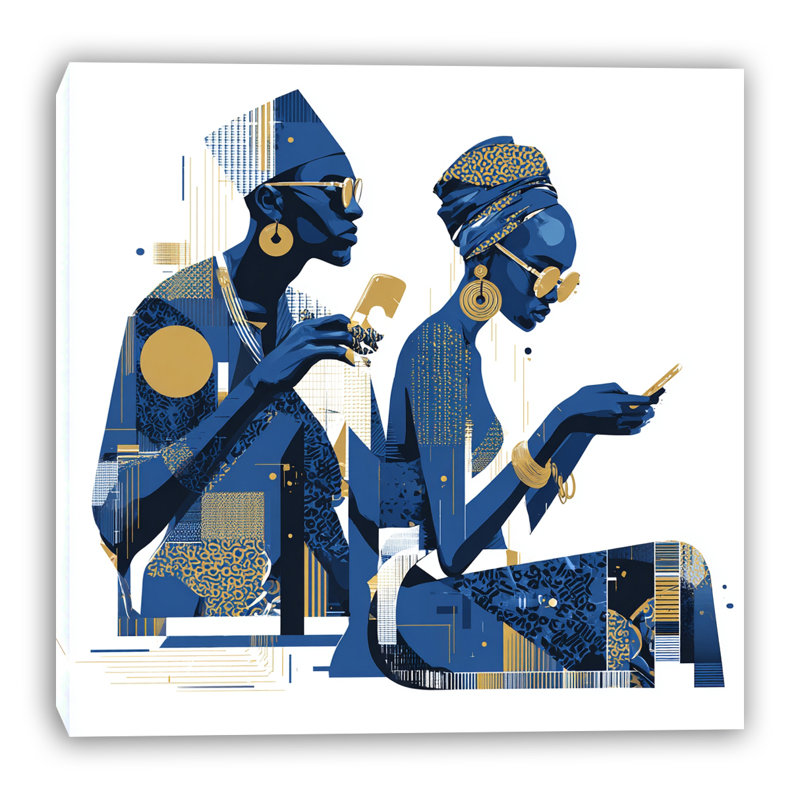 Art numérique sur toile numérique, H 40 po x l 40 po x P 1,5 po