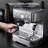 Stainless Steel Bean-to-Cup Espresso Machine with Silver Plating, Built-in Grinder & Milk Frother