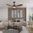 Aarshiya 52'' Ceiling Fan with LED Lights