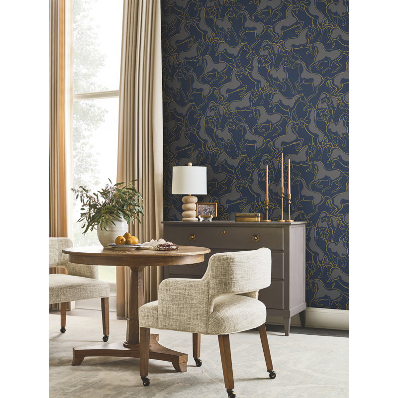 Papier peint Dressage, Marine