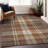 Premium Machine Washable Prisco Chocolate Rug-1286403802