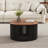ACACIA SOLID WOOD COFFEE TABLE,NATURAL