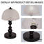 Lampe de table 8 po avec abat-jour en verre givré (ampoule incluse)