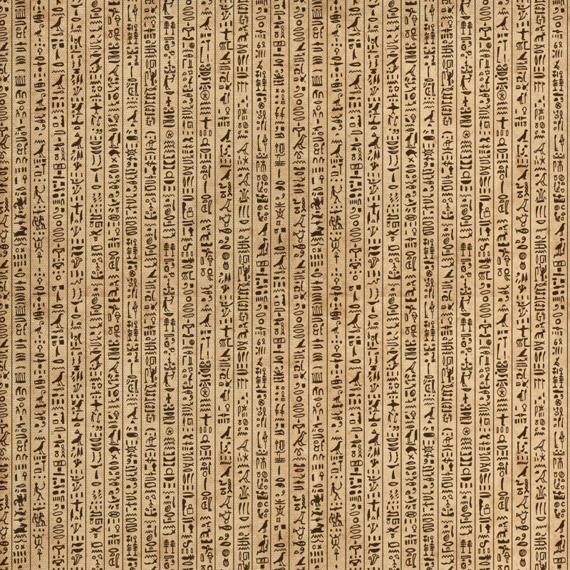 Tissu d’impression égyptienne, l 58 po x L 72 po