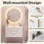 Meuble-lavabo mural moderne 36 po avec lavabo en résine-123169126