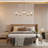 Mourine 5 - Light Dimmable Sputnik Modern Linear Chandelier
