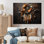 «Coral Dreamcatcher Rustic Elegance» sur impression sur toile