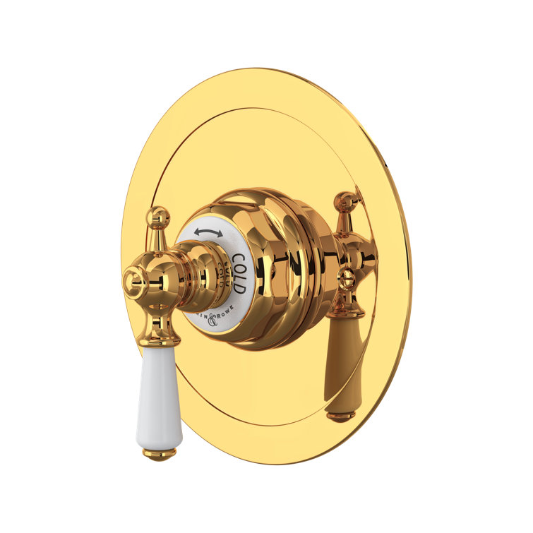 Edwardian™ Era 3/4" Round Thermostatic Trim without Volume Control
