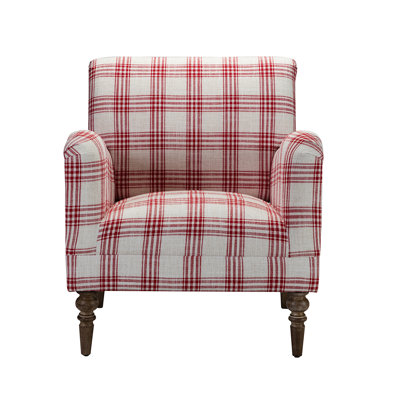 Arching Upholstered Armchair