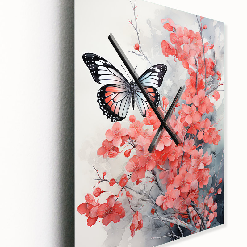Horloge murale Corail, H 32 po x l 24 po x P 1 po