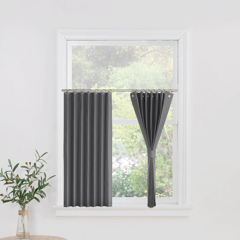 Blackout Room Divider Curtain for Bedroom, Curtain for Patio Sliding Door & Living Room Thermal Insulated Privacy Drapes, 1 Panel