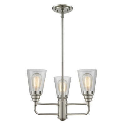 Jantz Glass Semi Flush Mount