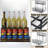 Coffee Syrup Rack & Stand, Compatible With Syrup Bottles, 2-Tier Organizer For Coffee Bar, Kitchen, Countertop & Home Display(10 Bottles) (17" D X 4.3" W X 8.3" H)