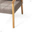 (Ensemble de 2) Fauteuils club d'extérieur en bois d'acacia avec coussins