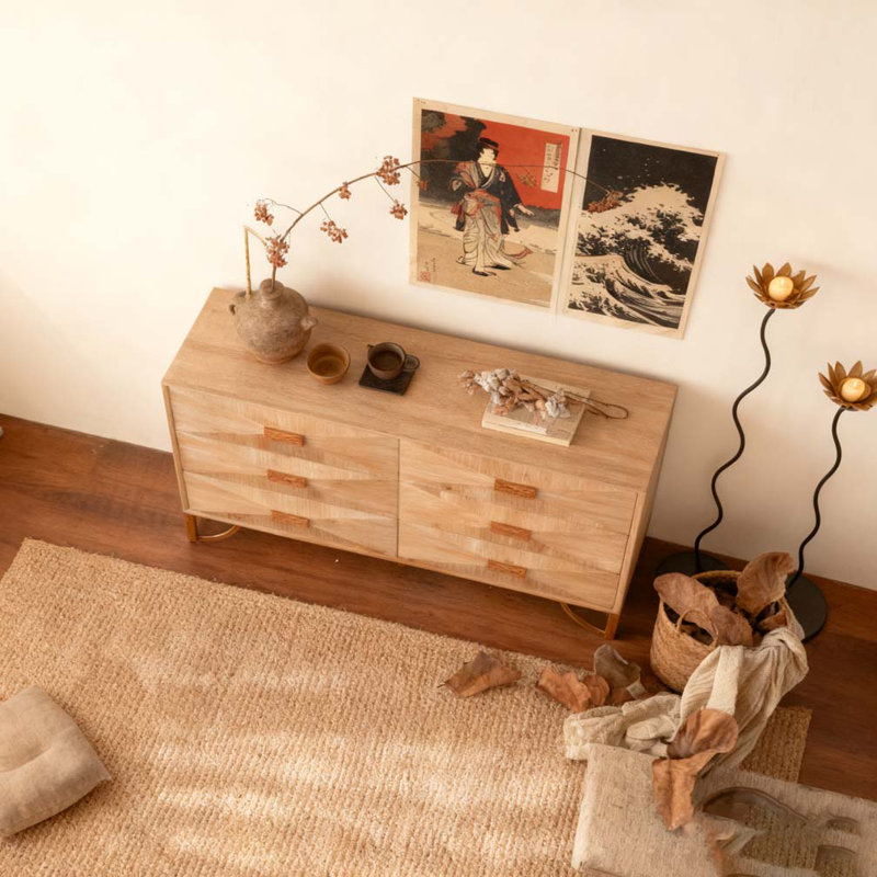 Commode 6 tiroirs 47,24 po