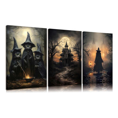 3 Piece Wrapped Canvas Wall Art