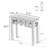 Yolanta 31.5'' Mirrored Glass Console Table