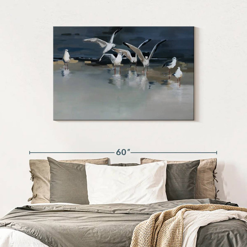Seagulls Serenity, 30" H x 45" W