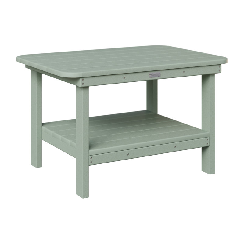 Berlin Gardens Rectangle Coffee Table, Seafoam