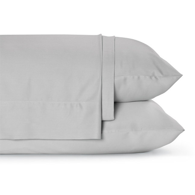 Bamboo Twill Solid Colour Sheet Set, King, Grey
