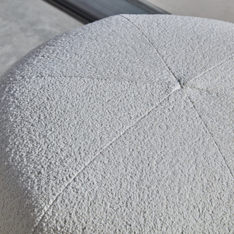 54cm Wide Round Footstool Ottoman