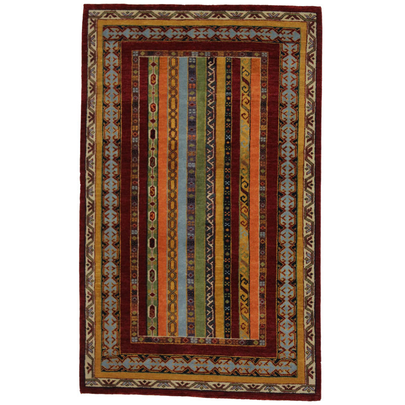 Neissa Oriental Area Rug in Multicolor Red