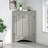 Triangle Bathroom Storage Cabinet With Adjustable Shelves, Freestanding Floor Cabinet For Home Kitchen, Maximizing Corner Space And Enhancing Elegance-94202501