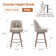 26'' Swivel Counter&Bar Stool