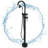 1 Handle Bathroom Freestanding Tub Filler-99317536