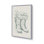 Bottes de cowboy vertes en fleurs