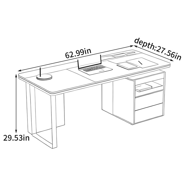 Hurtt, 29.53" H x 62.99" W x 27.56" D