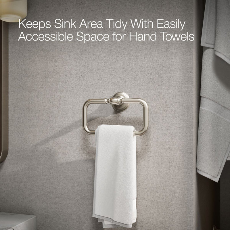 Artifacts® Towel Ring, Vibrant Brushed Nickel