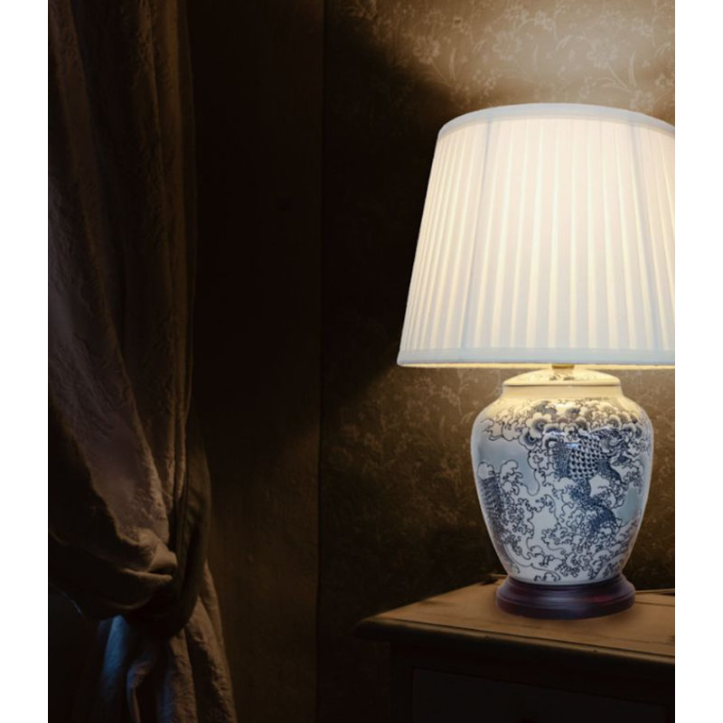 Dequann Porcelain Table Lamp