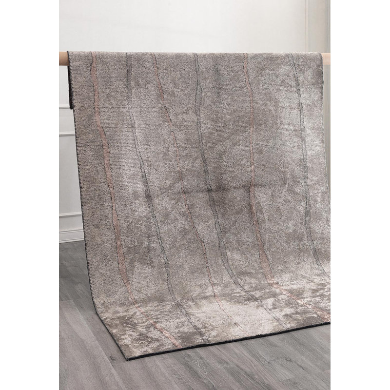 Rapture Abstract Area Rug, Rectangle 6'7" x 8'3"