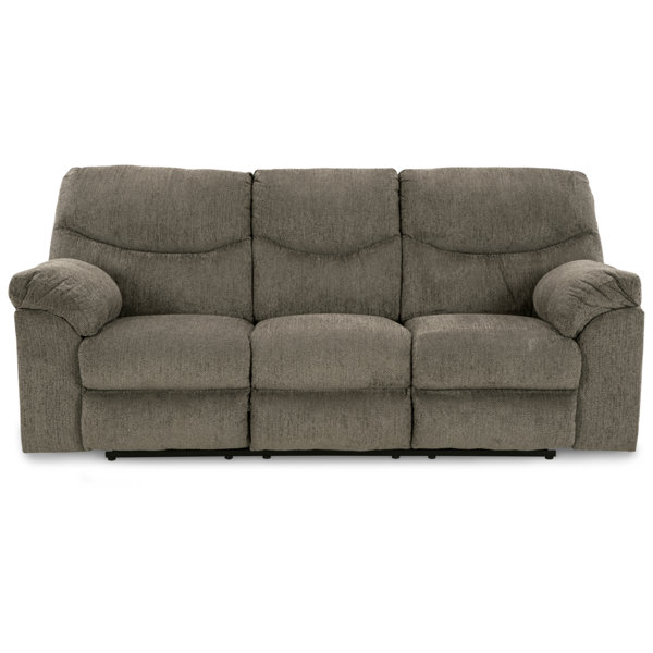 Herriman 81.5 W Padded Arm Microfiber Push Button Power Reclining Sofa