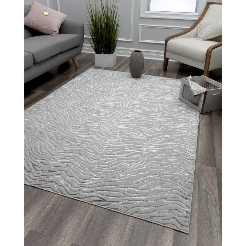 Tapis gris Camden Hazel, Rectangle 5 pi x 7 pi